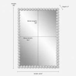 Lulu And Georgia Whipple Rectangle Mirror