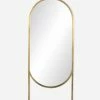 Lulu And Georgia Michelle Floor Mirror Curved + Rounded