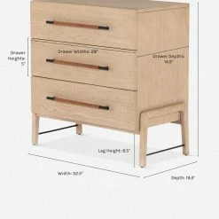 Lulu And Georgia Furniture Avalon 3-Drawer Dresser