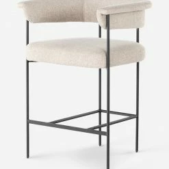 Lulu And Georgia Kyleigh Counter Stool Curved + Rounded