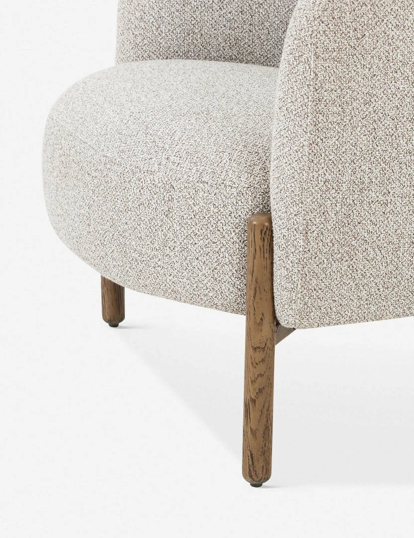 Lulu And Georgia Curved + Rounded Isak Accent Chair