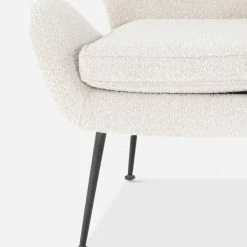 Lulu And Georgia Marika Accent Chair Bouclé + Textural Fabric