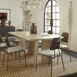 Lulu And Georgia Earth Tones Crest Dining Table By Sun At Six