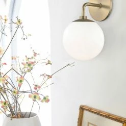 Lulu And Georgia Barella Sconce Curved + Rounded