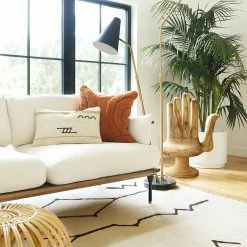 Lulu And Georgia Earth Tones Palm Accent Chair