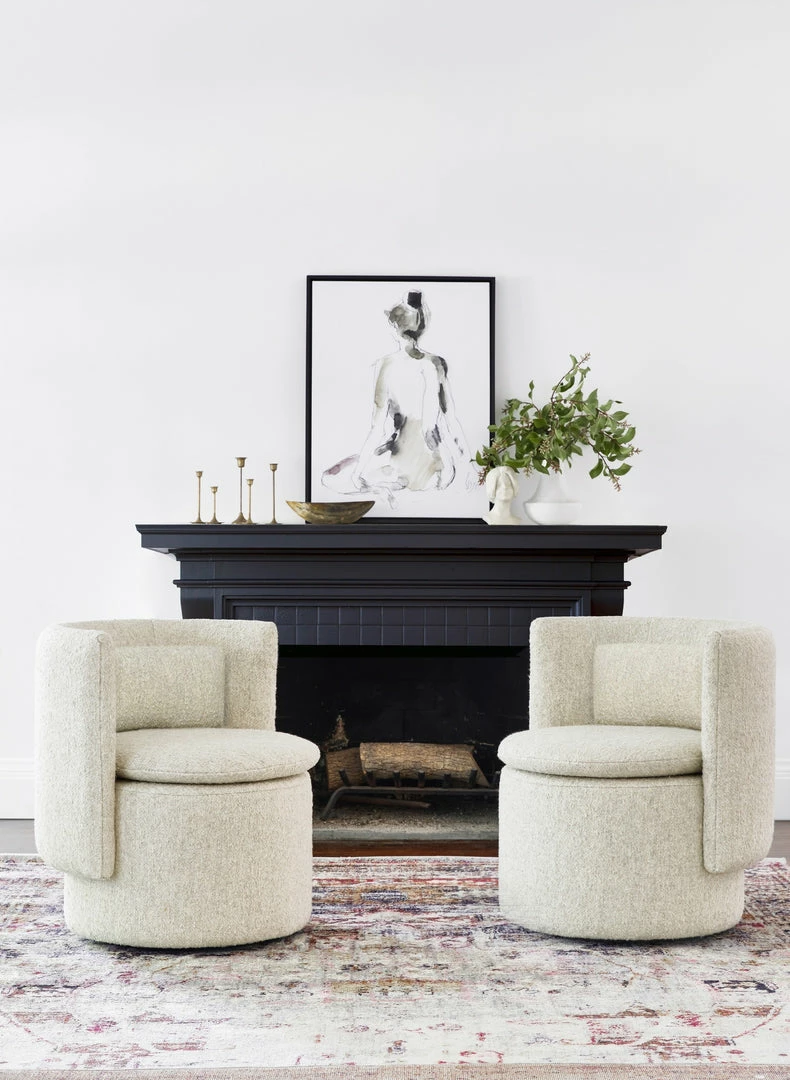 Lulu And Georgia Furniture Hazel Swivel Chair