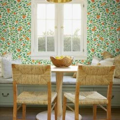 Lulu And Georgia Orange Crush Wallpaper By Nathan Turner Walls