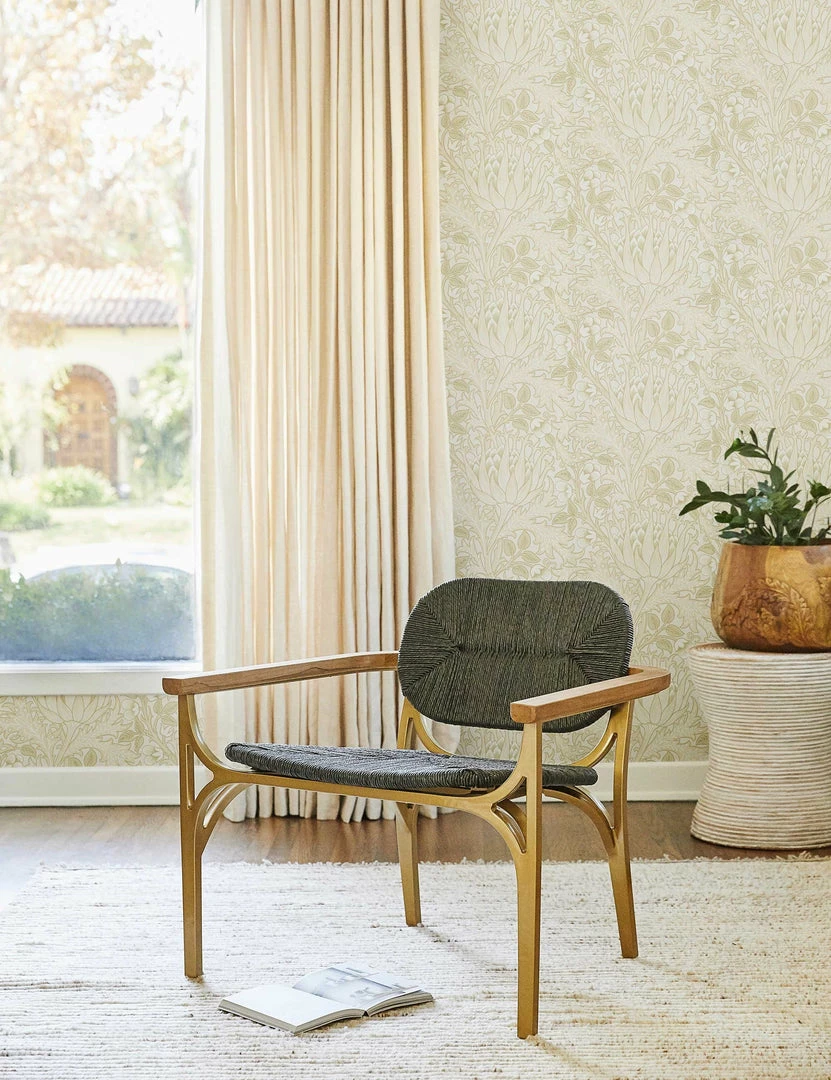 Lulu And Georgia Morris & Co. Kelmscott Rush Indoor / Outdoor Accent Chair