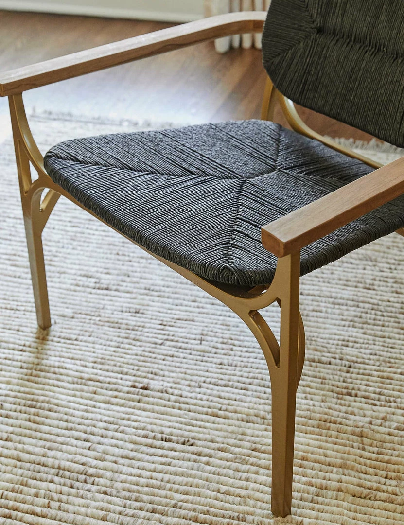 Lulu And Georgia Morris & Co. Kelmscott Rush Indoor / Outdoor Accent Chair