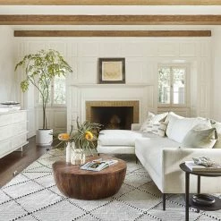 Lulu And Georgia Curved + Rounded Jacob Round Coffee Table By Arteriors