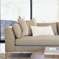 Lulu And Georgia Samaire Shearling Lumbar Pillow