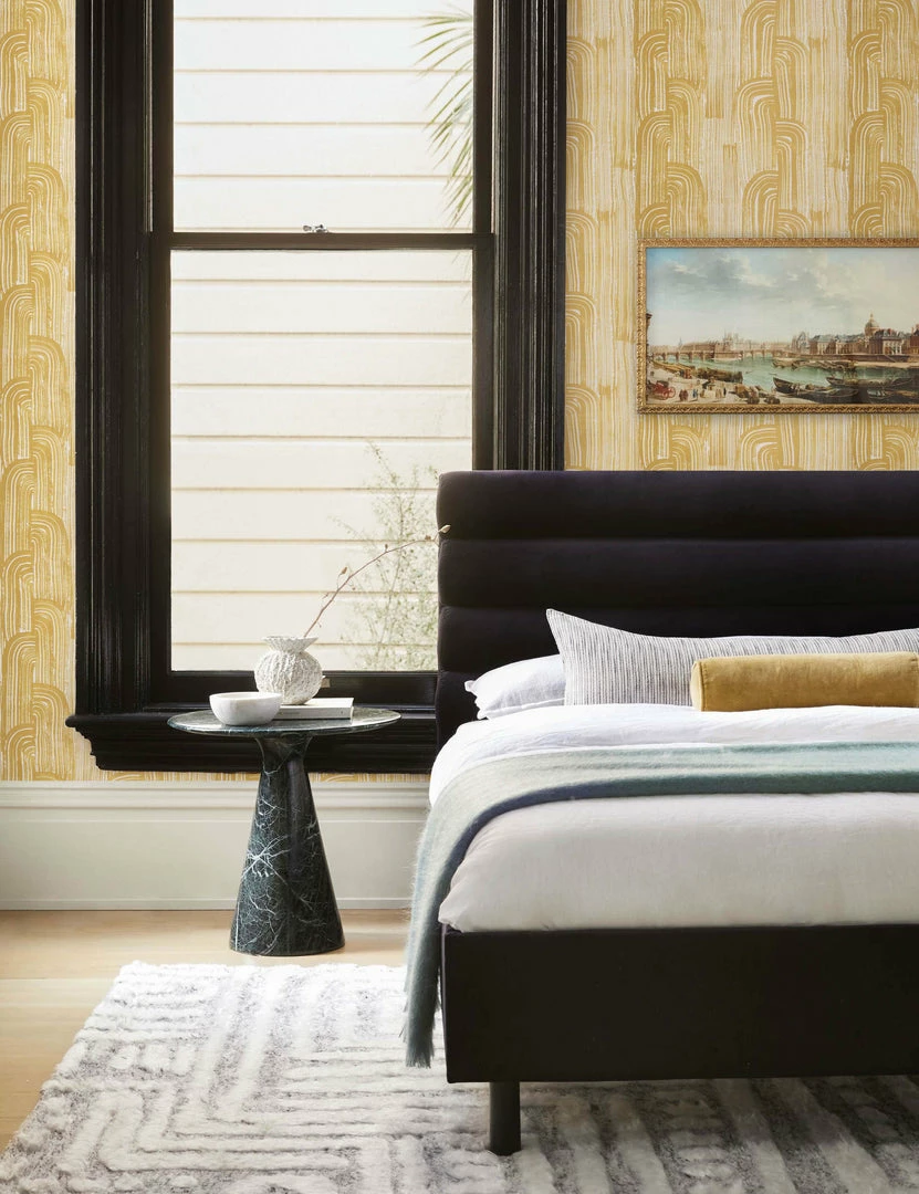 Lulu And Georgia Crescent Wallpaper By Kelly Wearstler