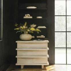 Lulu And Georgia Corliss 3-Drawer Dresser, White Wash