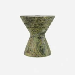 Lulu And Georgia Lopez Candleholders (Set Of 3) By Arteriors Mossy Greens