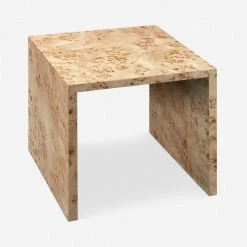 Lulu And Georgia Raisa Burl Wood Nesting Side Tables (Set Of 2)