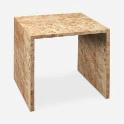 Lulu And Georgia Raisa Burl Wood Nesting Side Tables (Set Of 2)