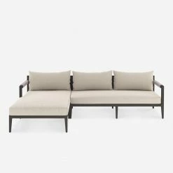 Lulu And Georgia Cadenza Indoor / Outdoor Metal Sectional Sofa New