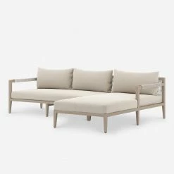 Lulu And Georgia Cadenza Indoor / Outdoor Teak Sectional Sofa