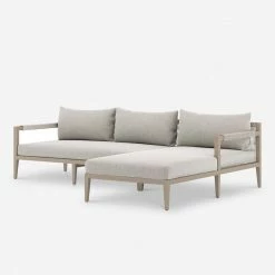 Lulu And Georgia Cadenza Indoor / Outdoor Teak Sectional Sofa