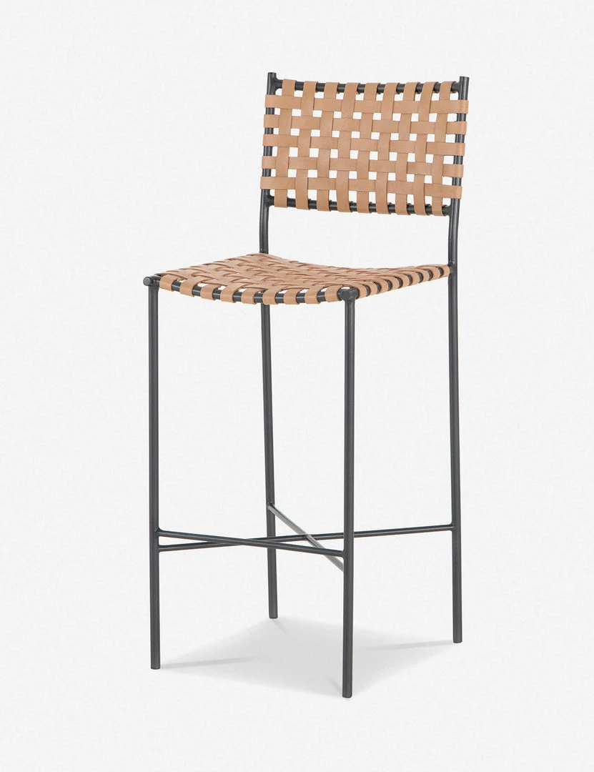 Lulu And Georgia New Daniel Leather Bar And Counter Stool