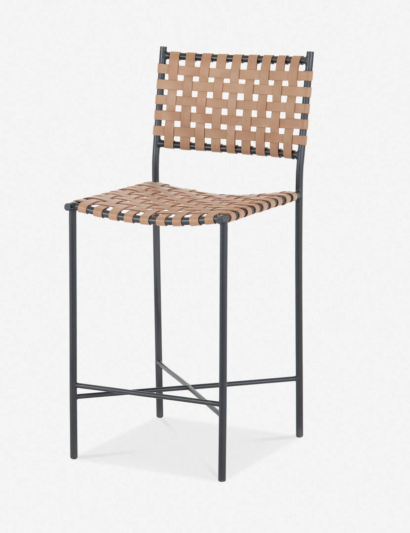 Lulu And Georgia New Daniel Leather Bar And Counter Stool