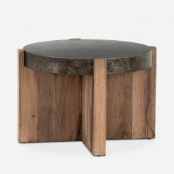 Lulu And Georgia Irminie Side Table Curved + Rounded