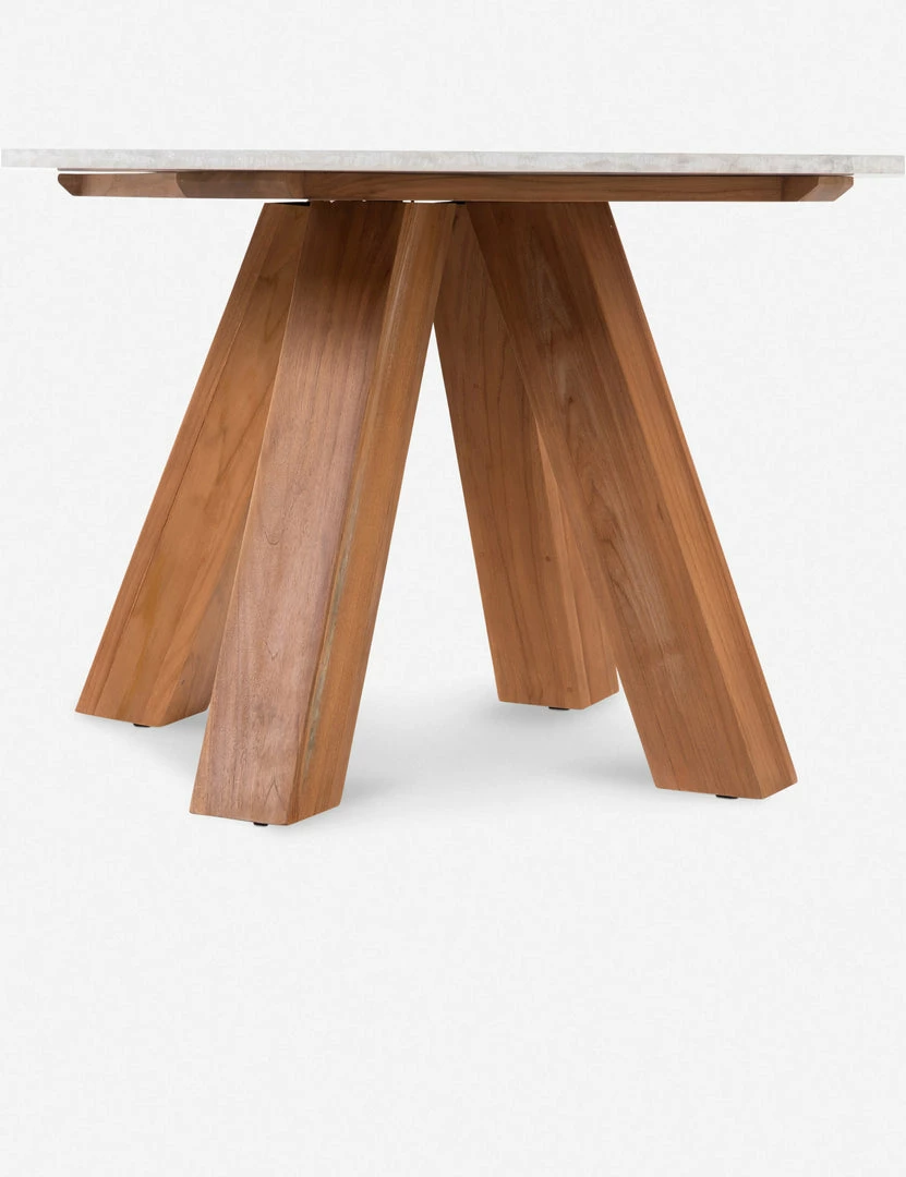 Lulu And Georgia Catanzaro Indoor / Outdoor Round Dining Table Outdoor Collection