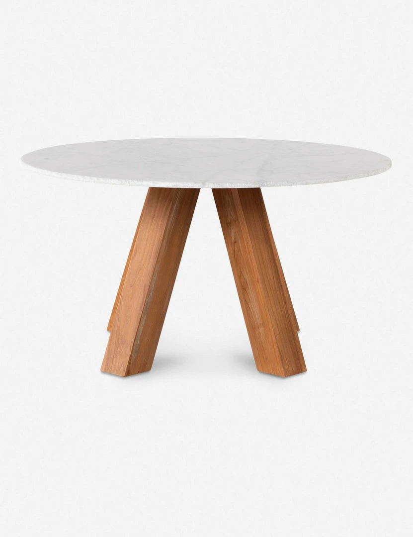 Lulu And Georgia Catanzaro Indoor / Outdoor Round Dining Table Outdoor Collection