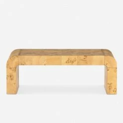 Lulu And Georgia Burl Wood Martine Coffee Table