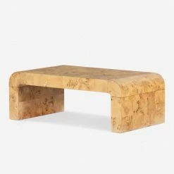 Lulu And Georgia Burl Wood Martine Coffee Table