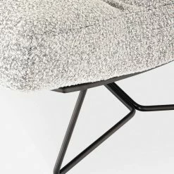 Lulu And Georgia Bouclé + Textural Fabric Menorca Accent Chair