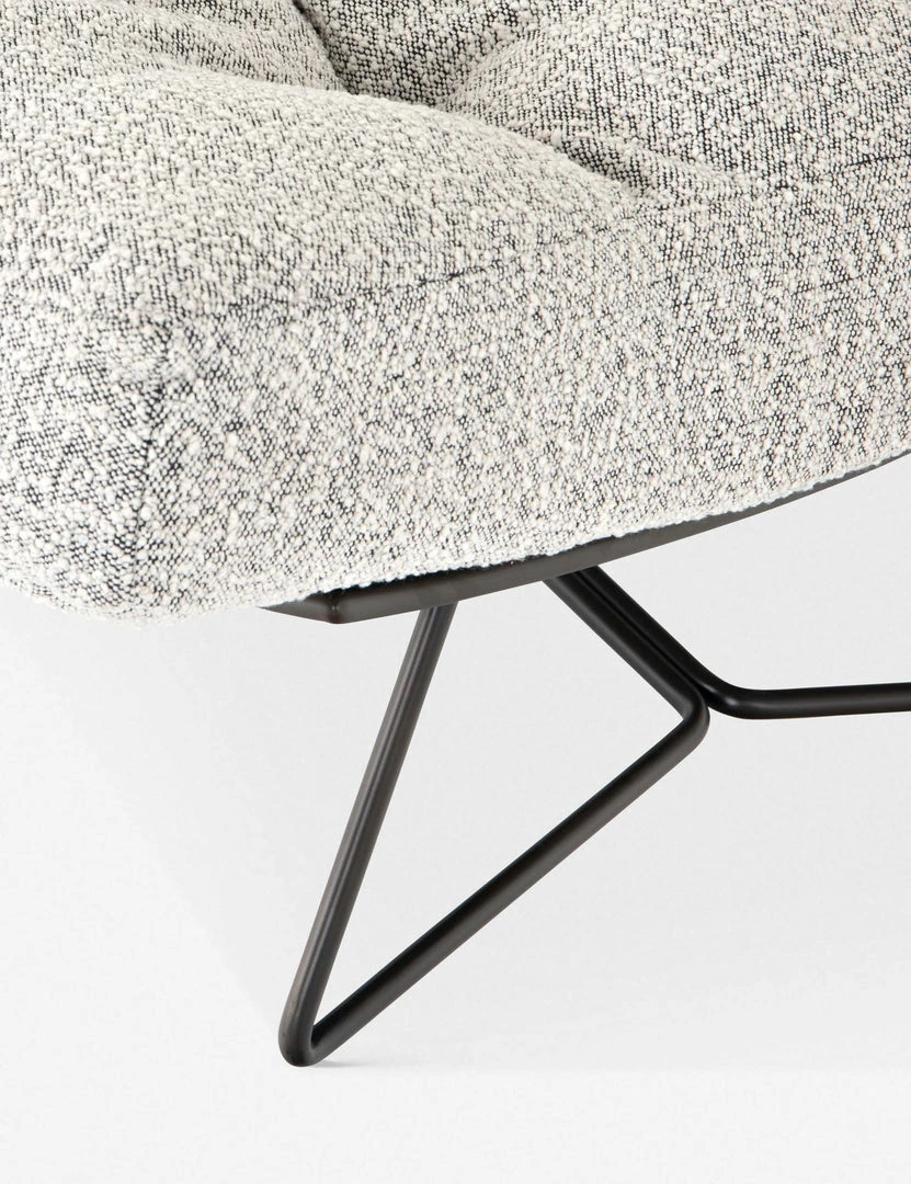 Lulu And Georgia Bouclé + Textural Fabric Menorca Accent Chair