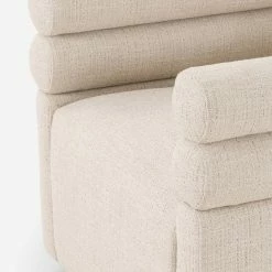 Lulu And Georgia Tomi Swivel Chair Curved + Rounded