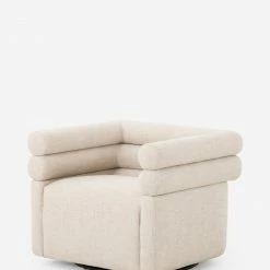 Lulu And Georgia Tomi Swivel Chair Curved + Rounded