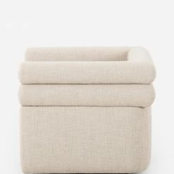 Lulu And Georgia Tomi Swivel Chair Curved + Rounded