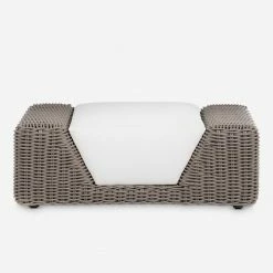 Lulu And Georgia Eugenie Indoor / Outdoor Ottoman Outdoor Collection