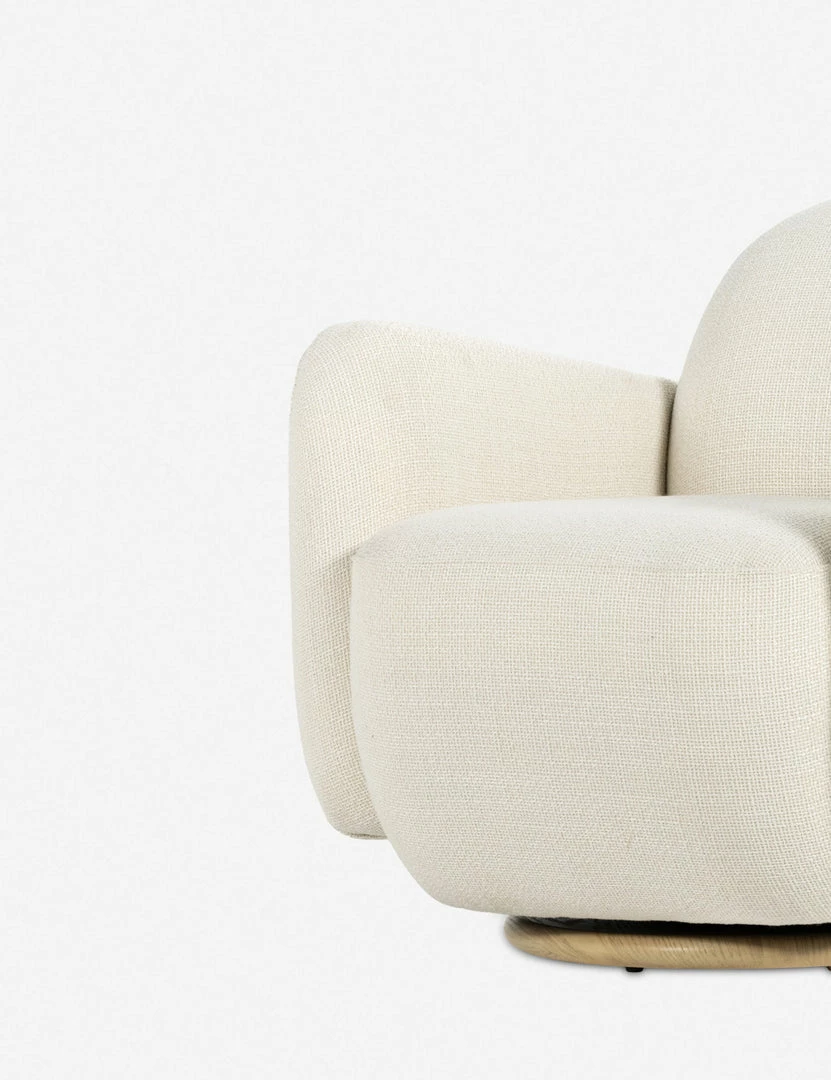 Lulu And Georgia Nikita Swivel Chair New