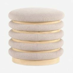 Lulu And Georgia New Oliver Round Ottoman