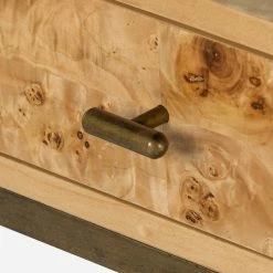 Lulu And Georgia Lorca Burl Wood Side Table Furniture