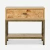 Lulu And Georgia Lorca Burl Wood Side Table Furniture