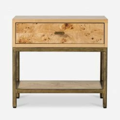 Lulu And Georgia Lorca Burl Wood Side Table Furniture