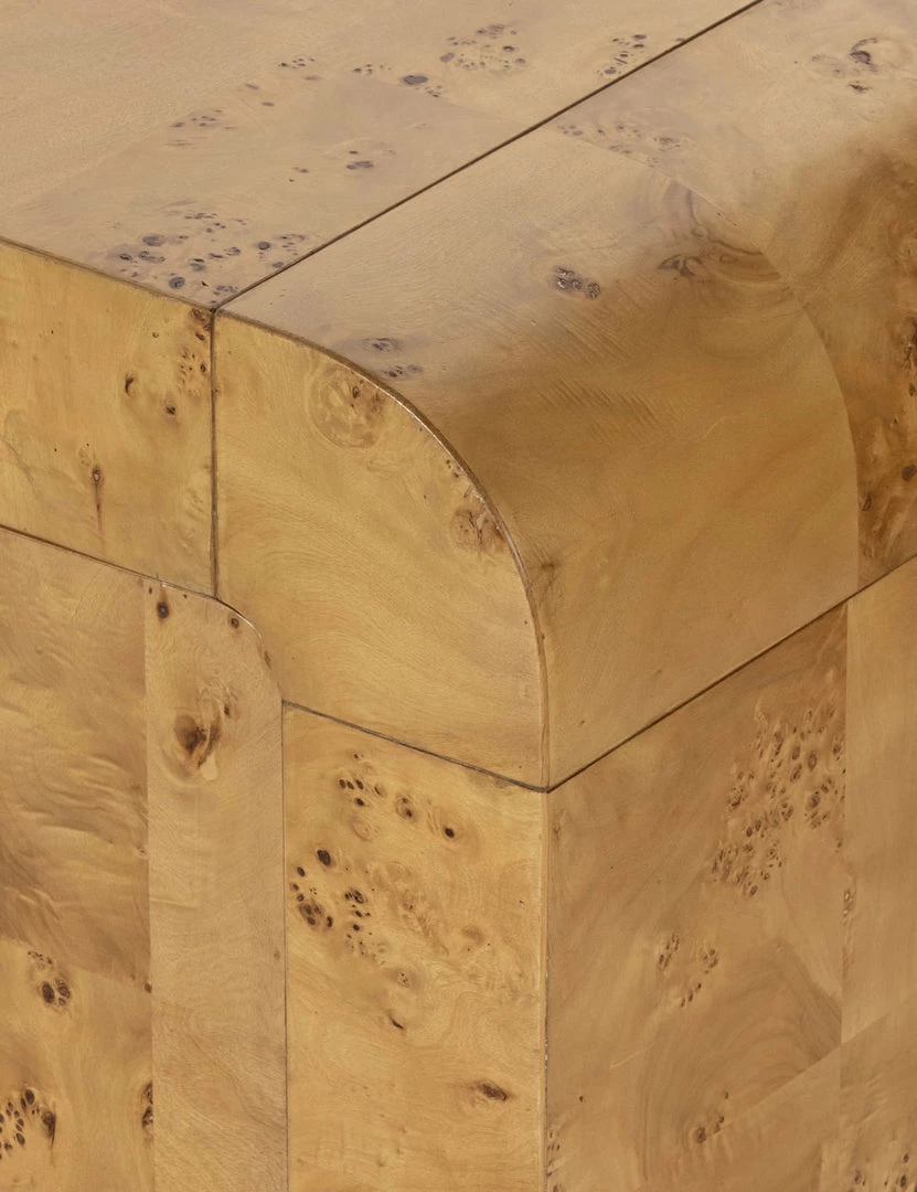 Lulu And Georgia Martine Media Console Burl Wood