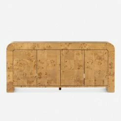 Lulu And Georgia Martine Media Console Burl Wood