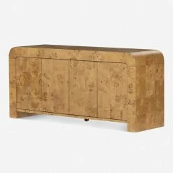 Lulu And Georgia Martine Media Console Burl Wood