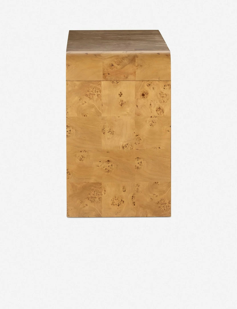 Lulu And Georgia Martine Media Console Burl Wood