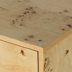 Lulu And Georgia Lorca Burl Wood Media Console