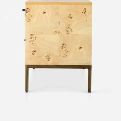 Lulu And Georgia Lorca Burl Wood Media Console