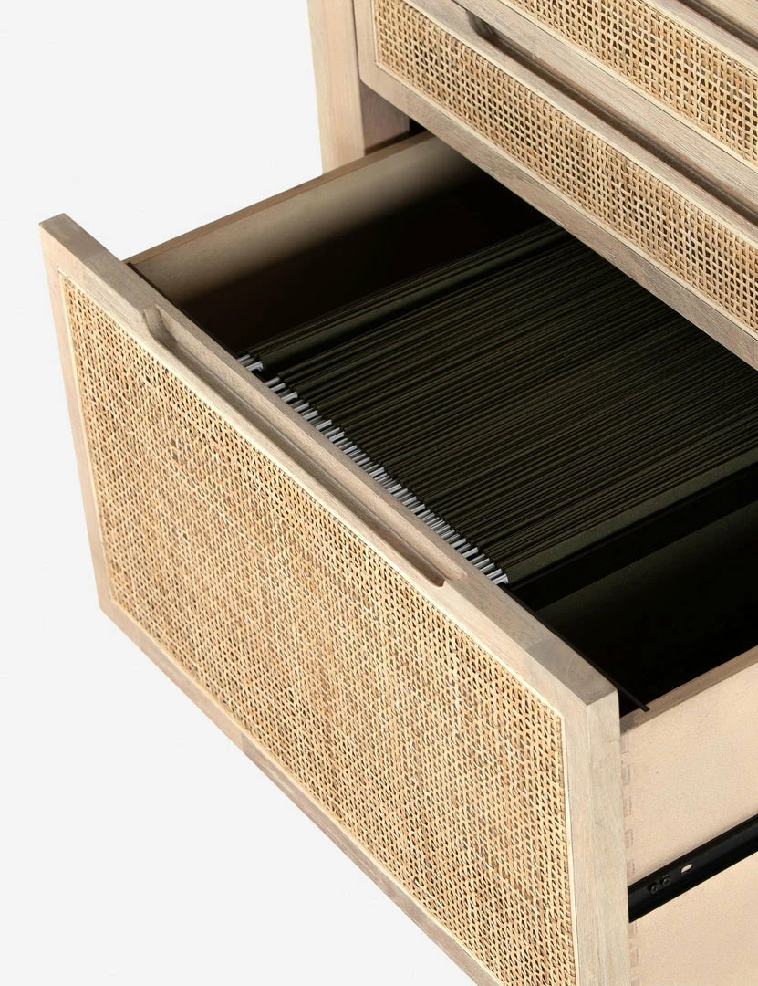 Lulu And Georgia Furniture Margot Modular Desk With Filing Cabinet