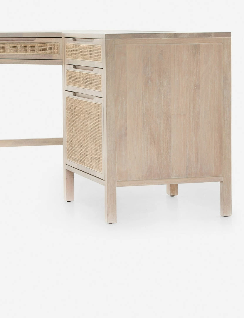 Lulu And Georgia Furniture Margot Modular Desk With Filing Cabinet
