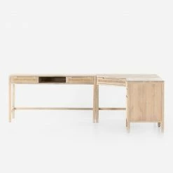 Lulu And Georgia Furniture Margot Modular Desk With Filing Cabinet
